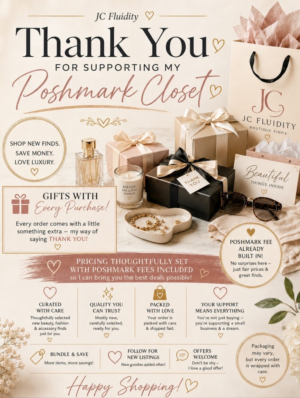 Thank You For Shopping My Closet!